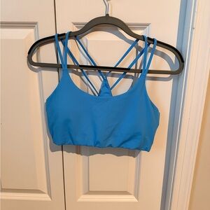 Fabletics Vibrant Blue Strappy Sports Bra